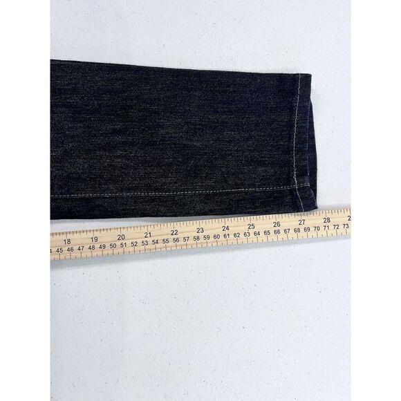 D. Jeans Embellished black ankle‎ jeans size 4P Rhinestones Cotton Blend Rodeo - Picture 7 of 7